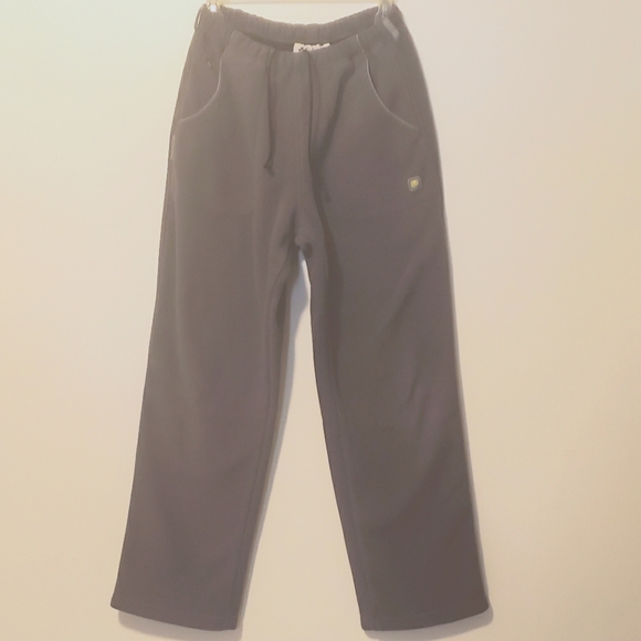 Columbia fleece pants, gray, drawstring, e pockets, belt loops Medium - Picture 1 of 8